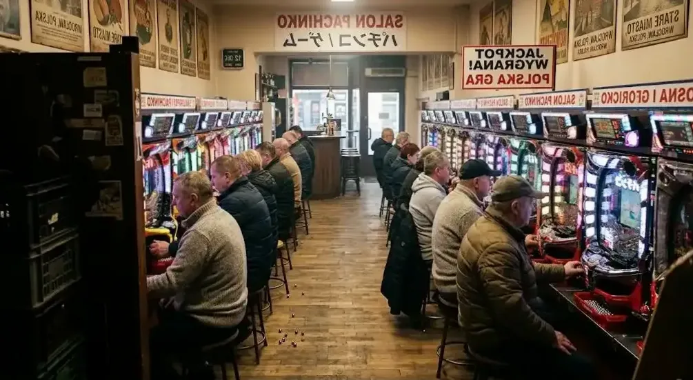 Stare salony pachinko w Japonii